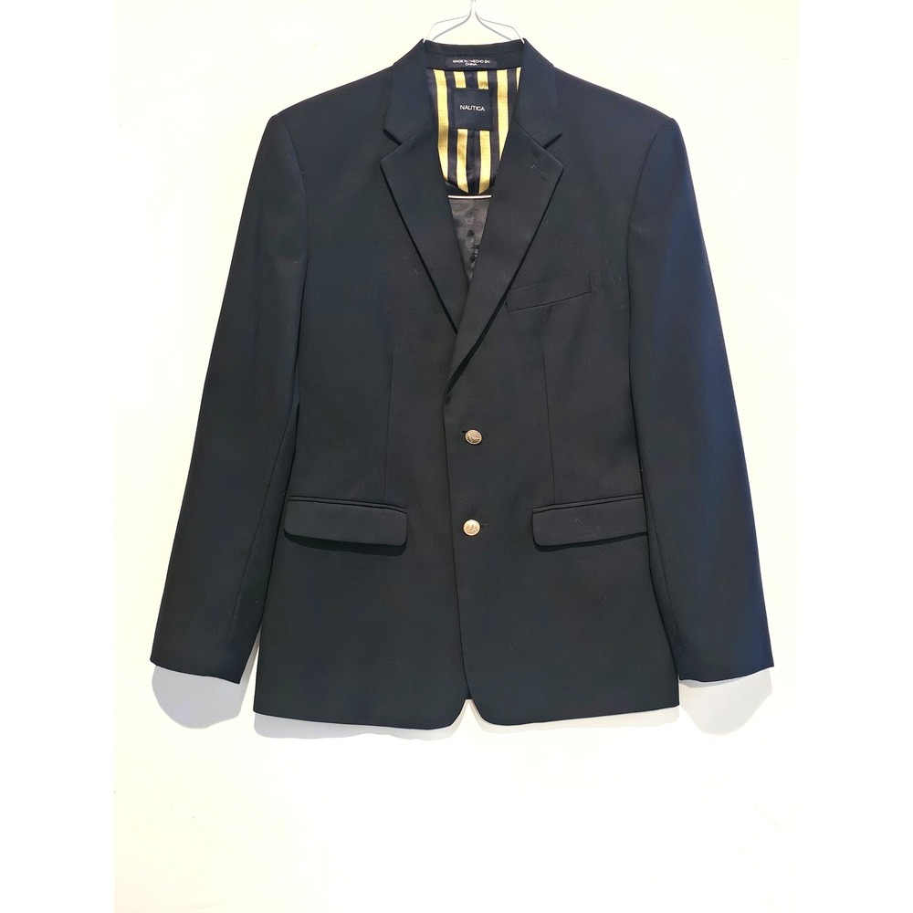Nautica‎ Boys Dark Blue Blazer Jacket Size 18 Regular